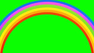 RAINBOW TIME! on green screen with animation - VFX for video Editing #meme #VFX