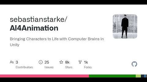GitHub - sebastianstarke/AI4Animation: Bringing Characters to Life with Computer Brains in Unity