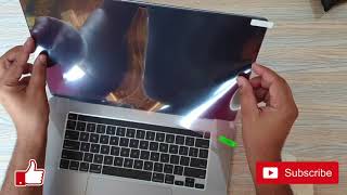 How to install Screen Protector for 2020 MacBook Pro 16 |MacBook Screen Protector Installation Guide