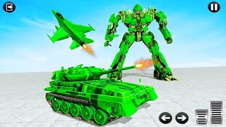 US Army Tank Transform Robot Battle War Shooting - Android Gameplay screenshot 1