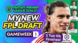 MY NEW FPL DRAFT HAALAND WORRIES 5X TOP 10K FINISHES Fantasy Premier League