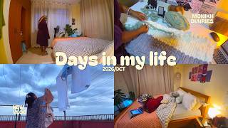Days in my life | living alone diaries I life of an introvert + cozy knitting. Guide