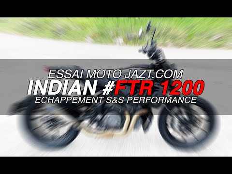 Indian FTR 1200 exhaust S&S libre : le méchant roadster à la sauce BBQ