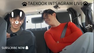 tae kook second IG live