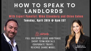 How to talk to Landlords for Airbnb Arbitrage - Real Estate Investing