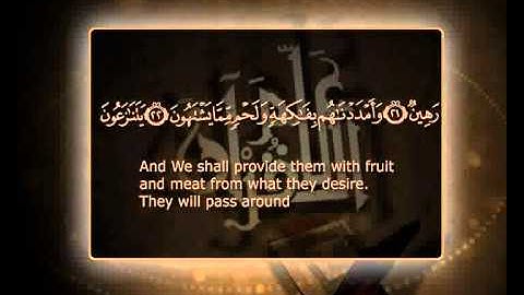سورة الطور من الآية 17   28