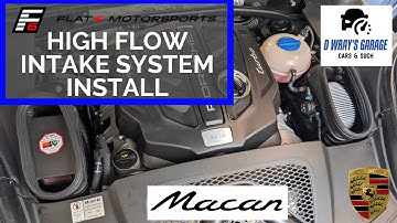 Porsche Macan High Flow Intakes Install (Flat 6 Motorsports)