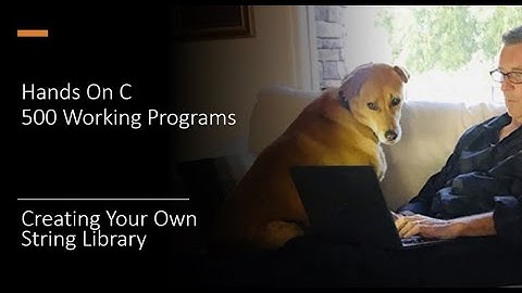 C Programming Creating a String Library