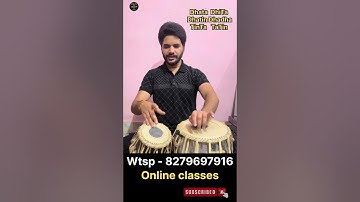 Dadar Khemta Taal variation !! How To Play Tabla with songs !! Tabla Lesson for beginners !! #shorts