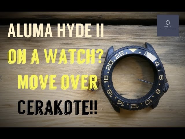 Easier than Cerakote? Brownells Aluma Hyde II on a watch case? seiko skx -  YouTube