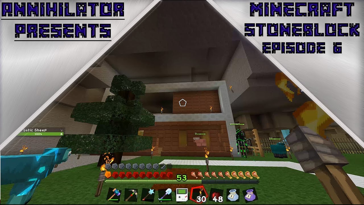 Minecraft StoneBlock Episode 6 - Barn be about it