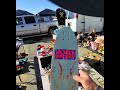 On the hunt for Skateboards and bicycles at the Pomona Car Swap #skateboardinghalloffame #museum