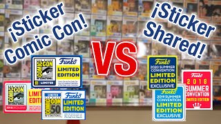 Sticker Comic Con VS Sticker Shared o Compartido - ¿Cuál es el mejor? -Este es el pop