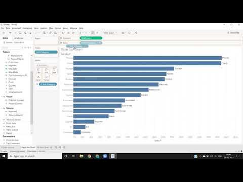 Tableau Tips and Tricks: How to create Race Bar Chart in Tableau - YouTube