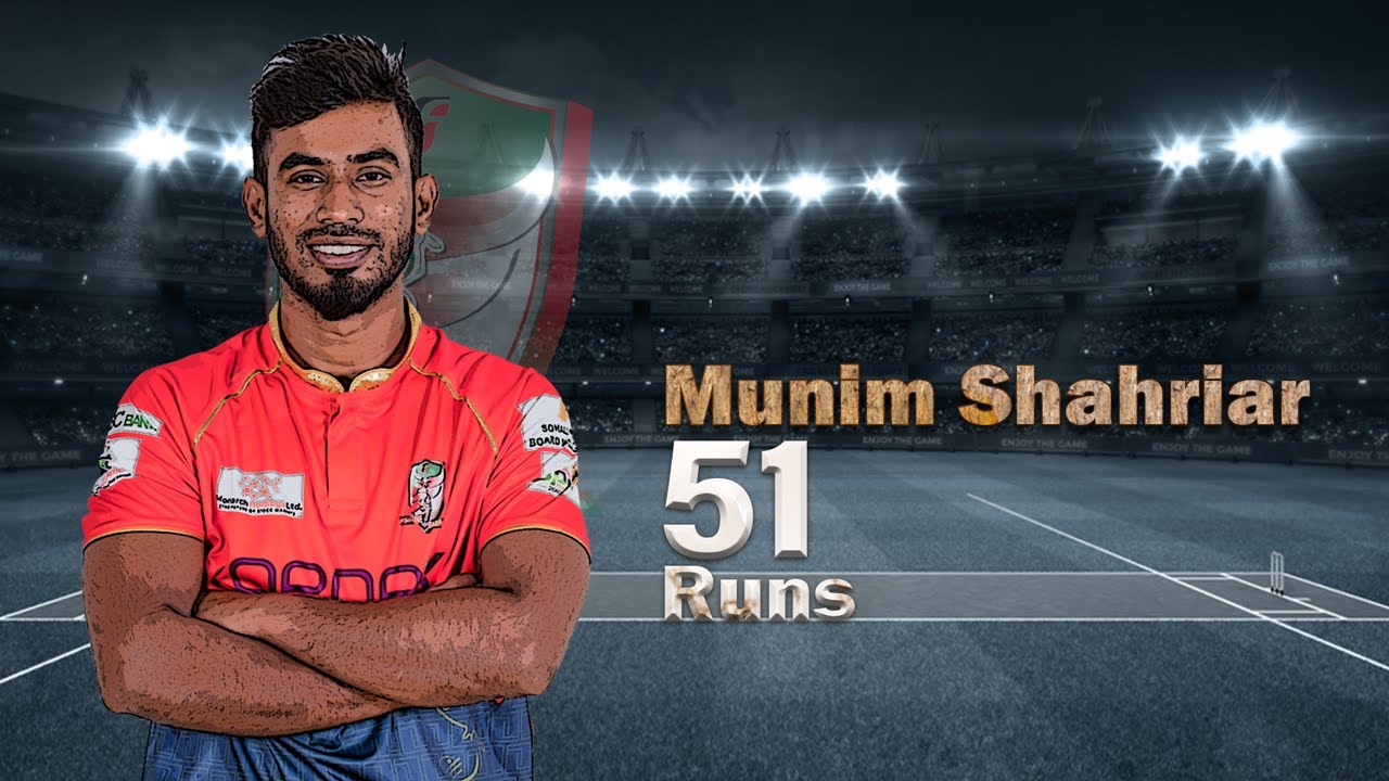 Munim Shahriar's 51 Runs Against Sylhet Sunrisers | 24th Match | Highlights | Season 8 | BBPL 2022