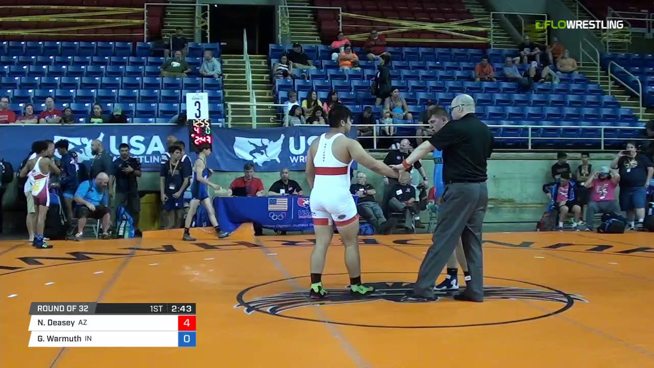 Cadet FS 220 Round of 32 - Nathaniel Deasey (AZ) vs. Grant Warmuth (IN)