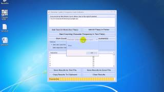 How To Use Character (Letter) Frequency Count Software