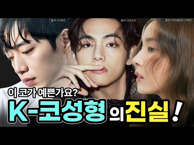 [CN][EN]한국에서 유행하는 K-코성형 알려드립니다 feat. 연예인 사진