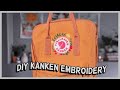 HOW TO EMBROIDER YOUR KANKEN: easy diy project to customize fjallraven backpack