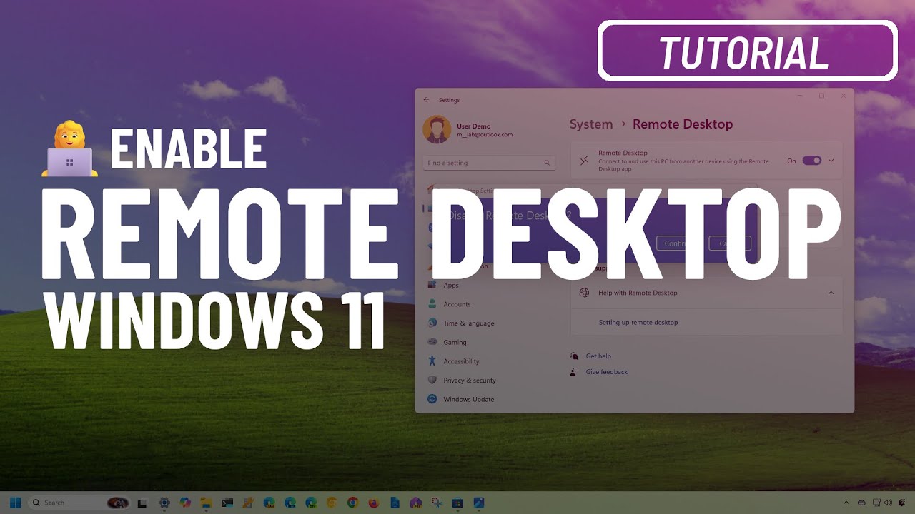 Windows 11: Enable Remote Desktop (2025)