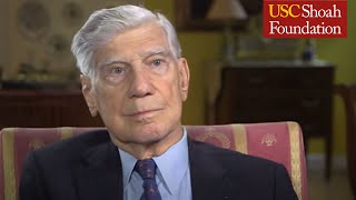 Holocaust Survivor Baruch Brian Bergman Testimony Usc Shoah Foundation