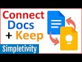 Google Docs and Keep Notes Integration Quiz