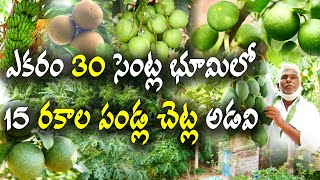 తక్కువ భూమిలో ఎక్కువ పంటలు || 10 వేల ఖర్చుతో 1 లక్షకుపైగా రాబడి || Integrated Farming || M Rangaiah