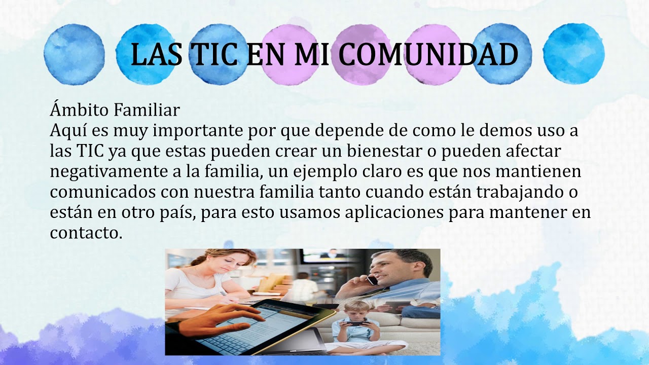 Uso de las TIC en mi comunidad - YouTube