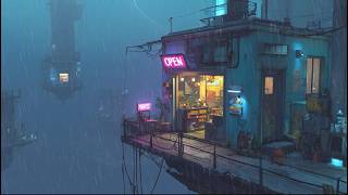 Midnight Debug Session 🌙 Cyber Rain Vibes | Soft Lofi Music | Pure Focus Flow Wealth