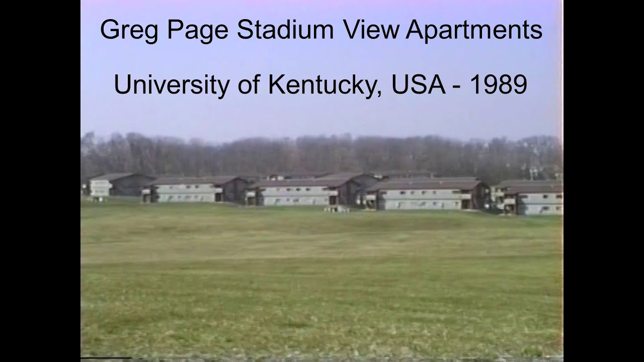 Back in Time Greg Page Stadium View Apartments University of