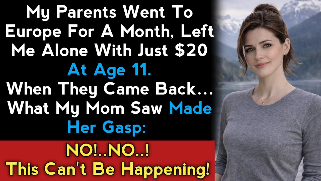 My Parents Left Me Alone At 11 With $20 And A Lie… When They Came Back ...