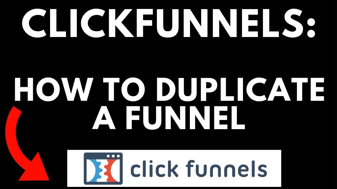 Clickfunnels Tutorial - How To Duplicate A Sales Funnel - YouTube