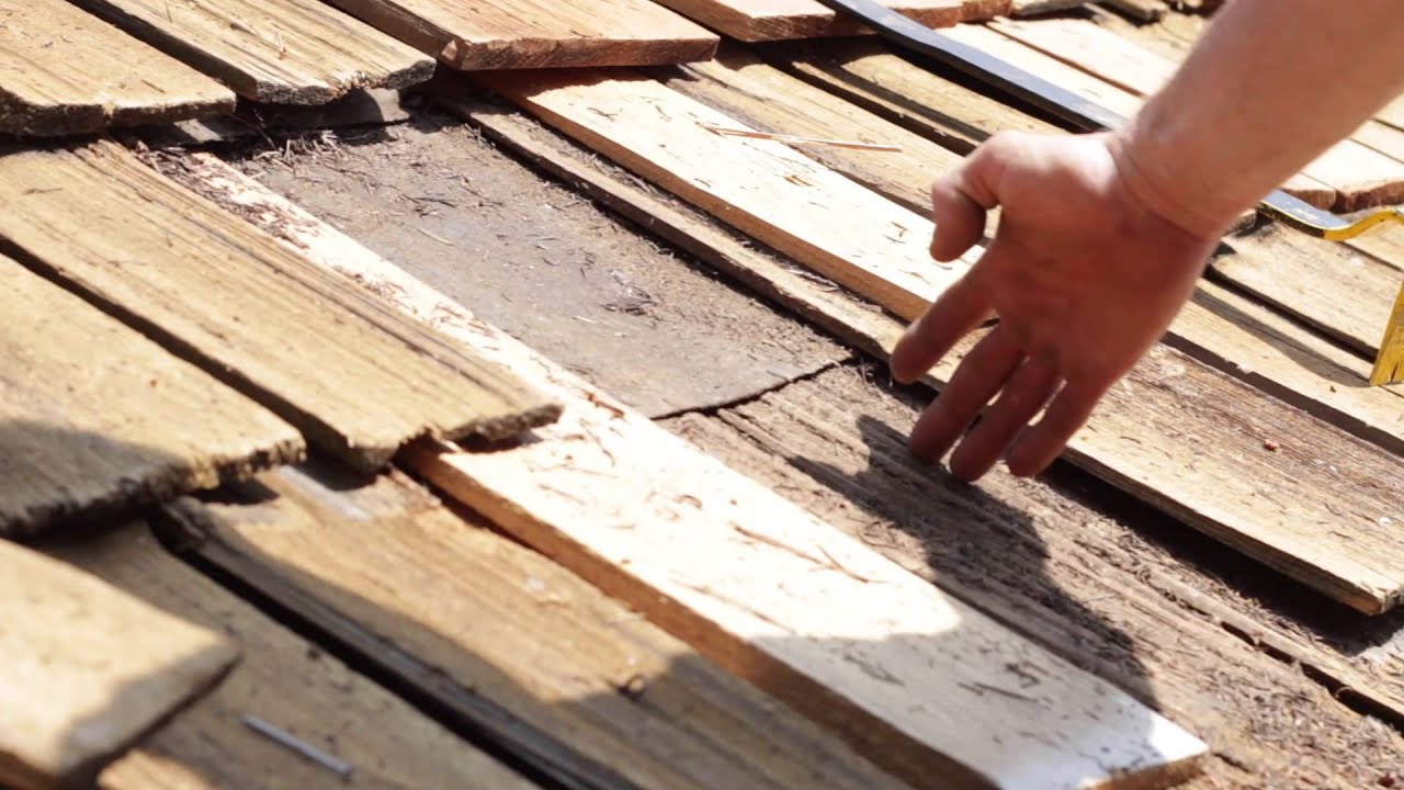 How To: Replace a cedar shake shingle - YouTube