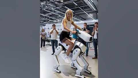 2025 Robot Expo Quadruped Robot Driving Test. #robot #humanoid #robotics #quadrupedrobot