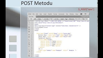 PHP : Form Gönderme Metotları (Post Metodu)
