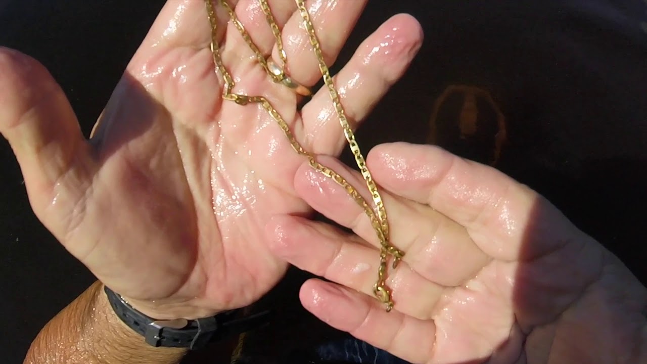 Water Detecting 18K Gold Chain YouTube