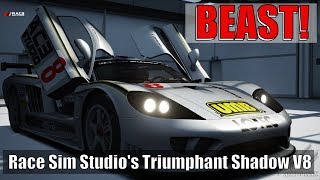 Race Sim Studio's Saleen / Shadow V8 - Gameplay & Replay at Spa (Assetto Corsa Mod Mini Review)