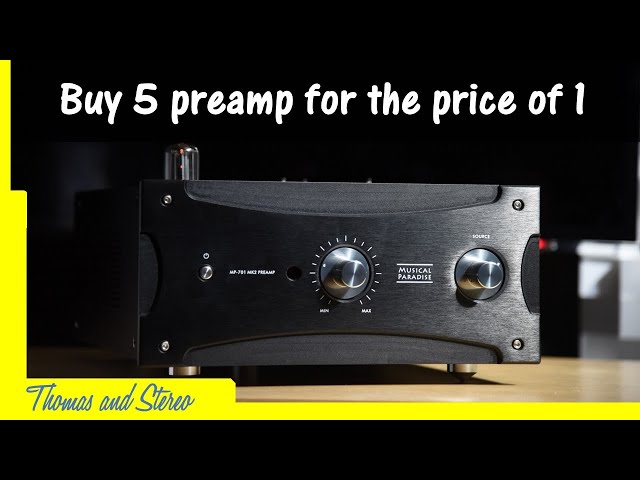 Super affordable Musical Paradise MP-701 tube preamp class=