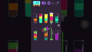 Cups - water sort puzzle | level 37| ⭐️⭐️⭐️ screenshot 4