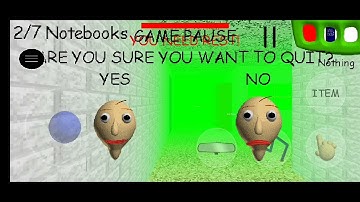 baldi and 1st prize has had enough with mod menu