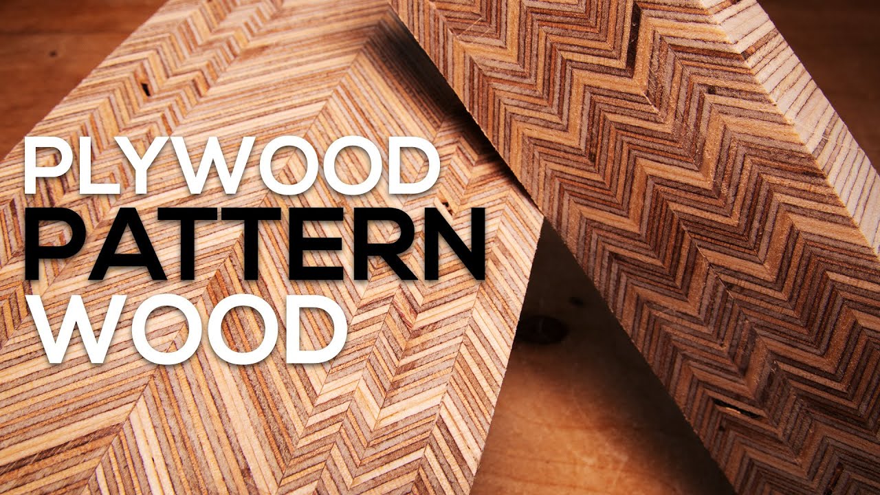 how-to-make-plywood-pattern-wood-youtube