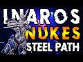 Inaros nukes steel path  ability nuke inaros build  elemental sandstorm inaros buff