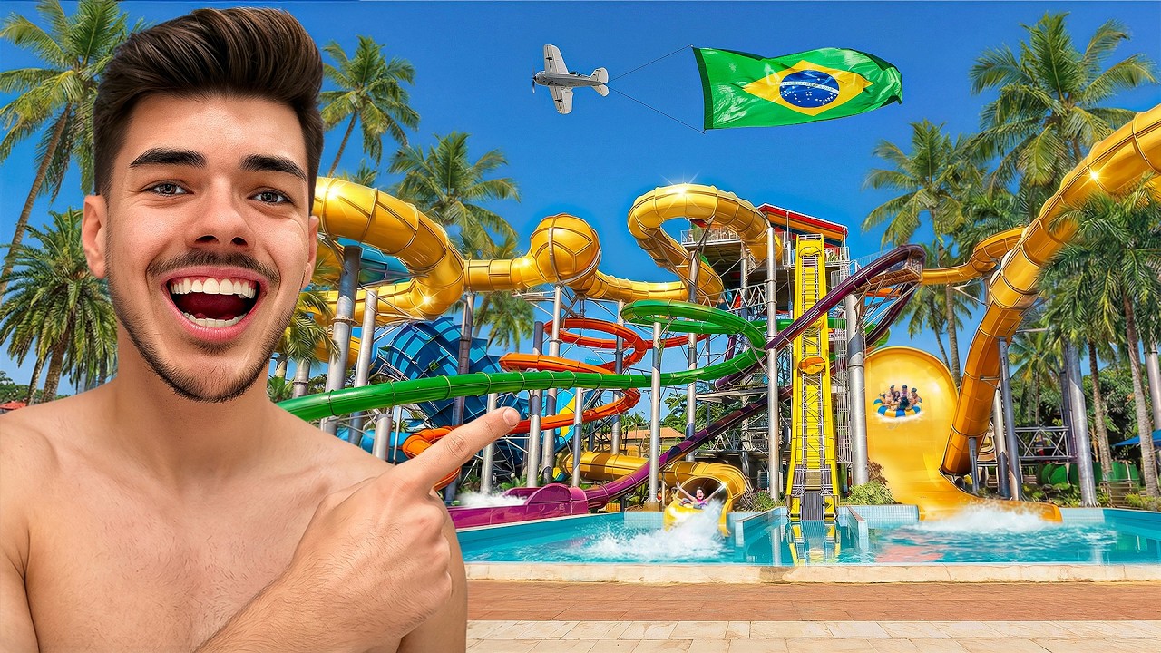 I Went to Brazil's #1 Rated Waterpark!