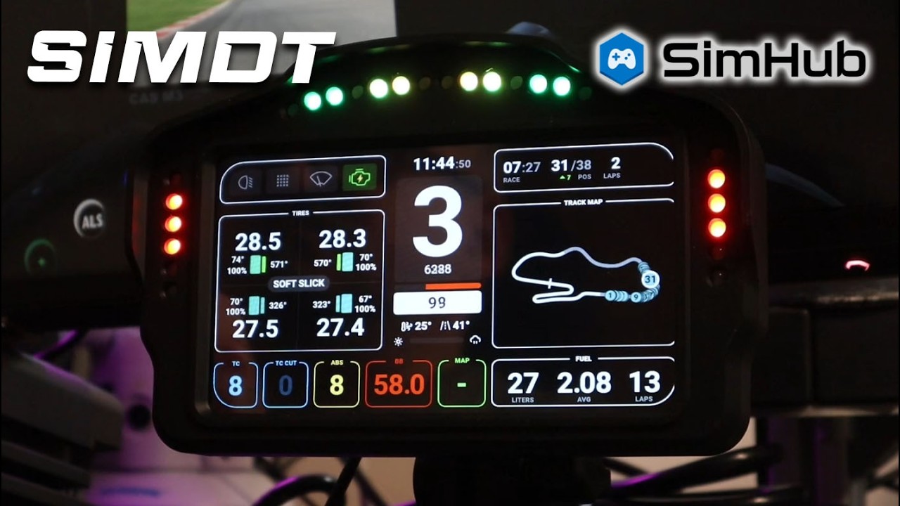 シムレーシング ダッシュボード DT7 7インチタッチモニター SIMDT 7