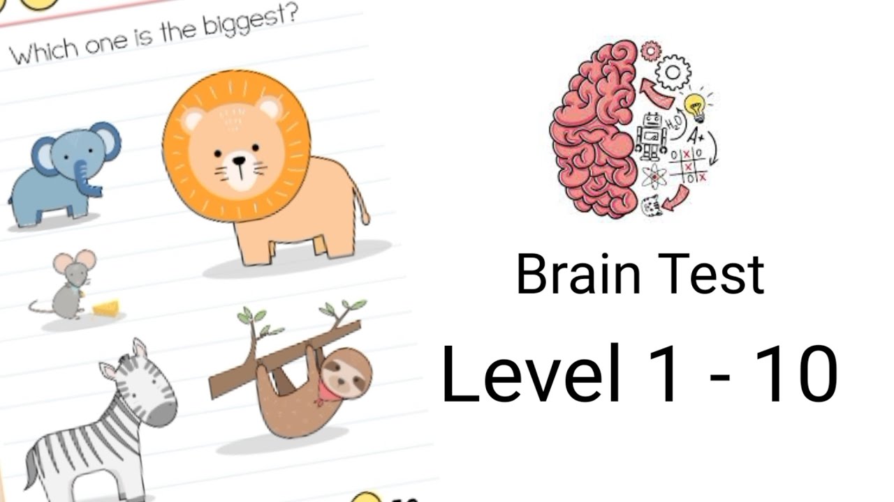 Brain Test Levels 1-10 #braintest