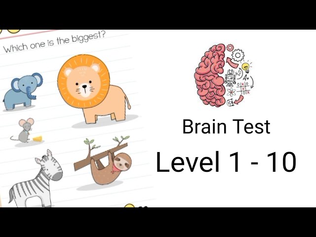 Brain Test Levels 1-10 #braintest