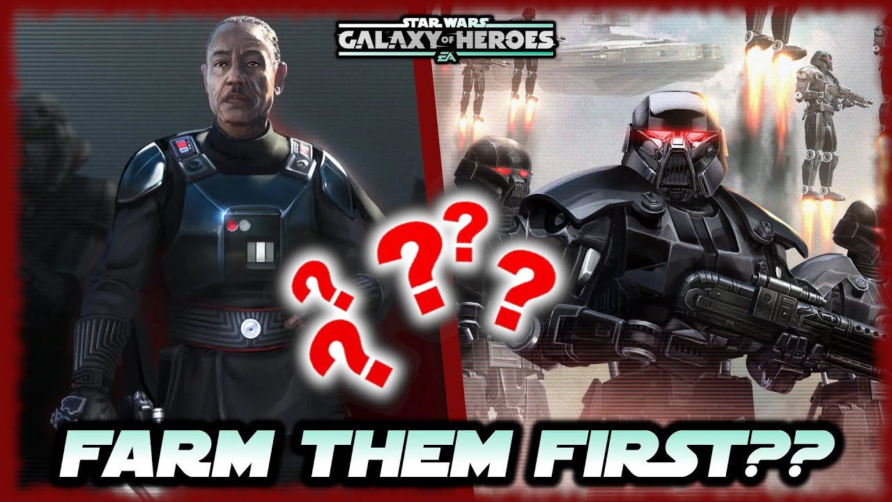 Should Moff Gideon & Dark Trooper Be Farmed for Your First Imperial Trooper Team in SWGOH???