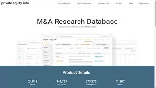 Private Equity Firm List - The comprehensive research database of PE firms for investment bankers