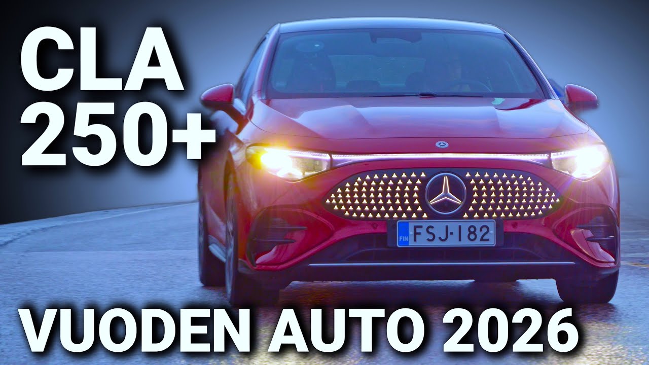 762. MB CLA 250+, Vuoden auto 2026 Suomessa! 