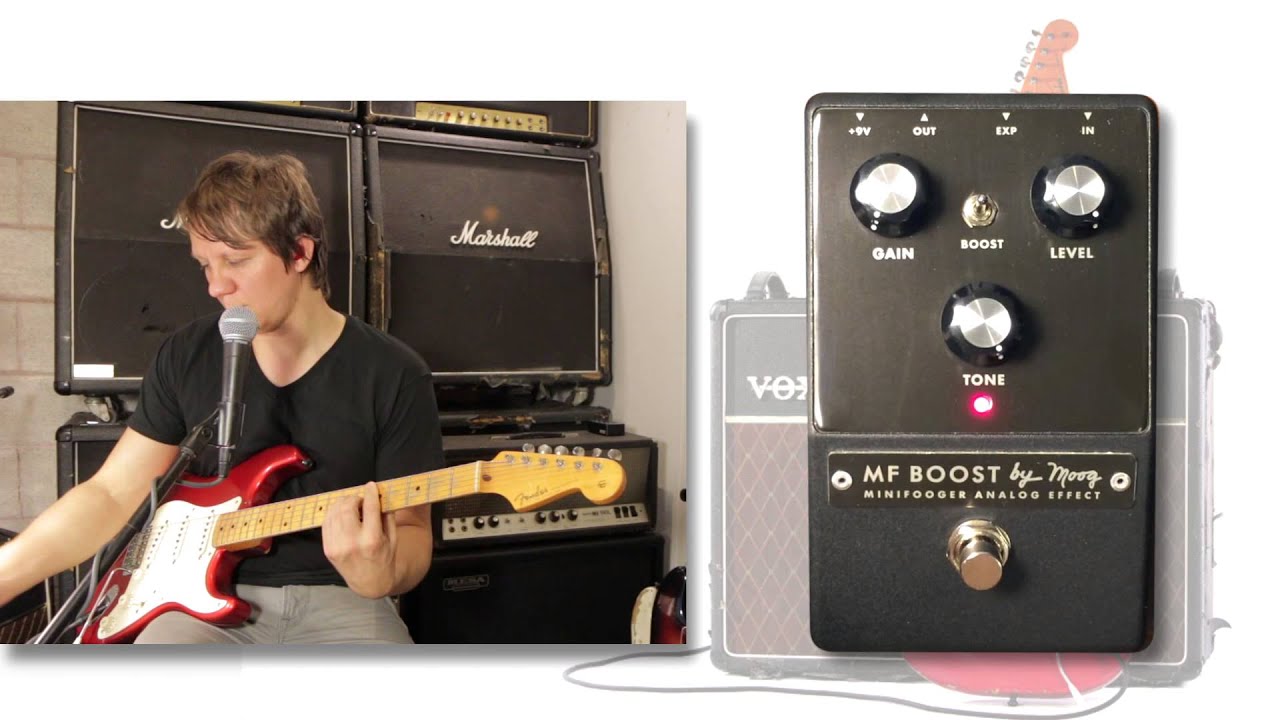 Moog MF Boost Demo - YouTube
